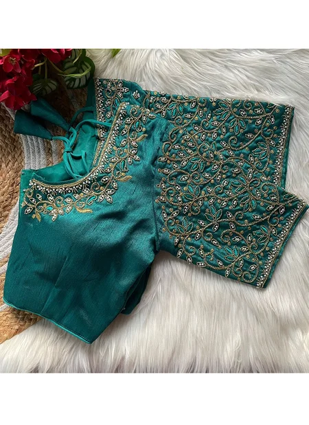 Tew Heavy Pure Soft Roman Silk Bridal Blouse Bulk Orders In India